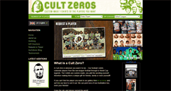 Desktop Screenshot of cultzeros.co.uk